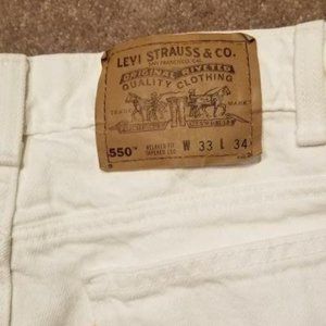 Levis 550 Relaxed Fit Tapered Leg, 33 x 34